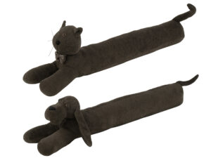 Decoratiefiguur Brugge Polyester Grijs H23 cm - Set van 2