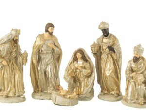 Kerststal Jeilland Meerkleurig - Set van 6