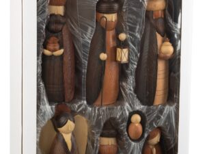 Kerststal Grennino Meerkleurig - Set van 7