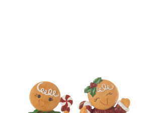 Beeld Flintona Meerkleurig H23 cm - Set van 2