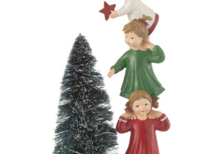 Decoratiefiguur Foormas Meerkleurig H30 cm