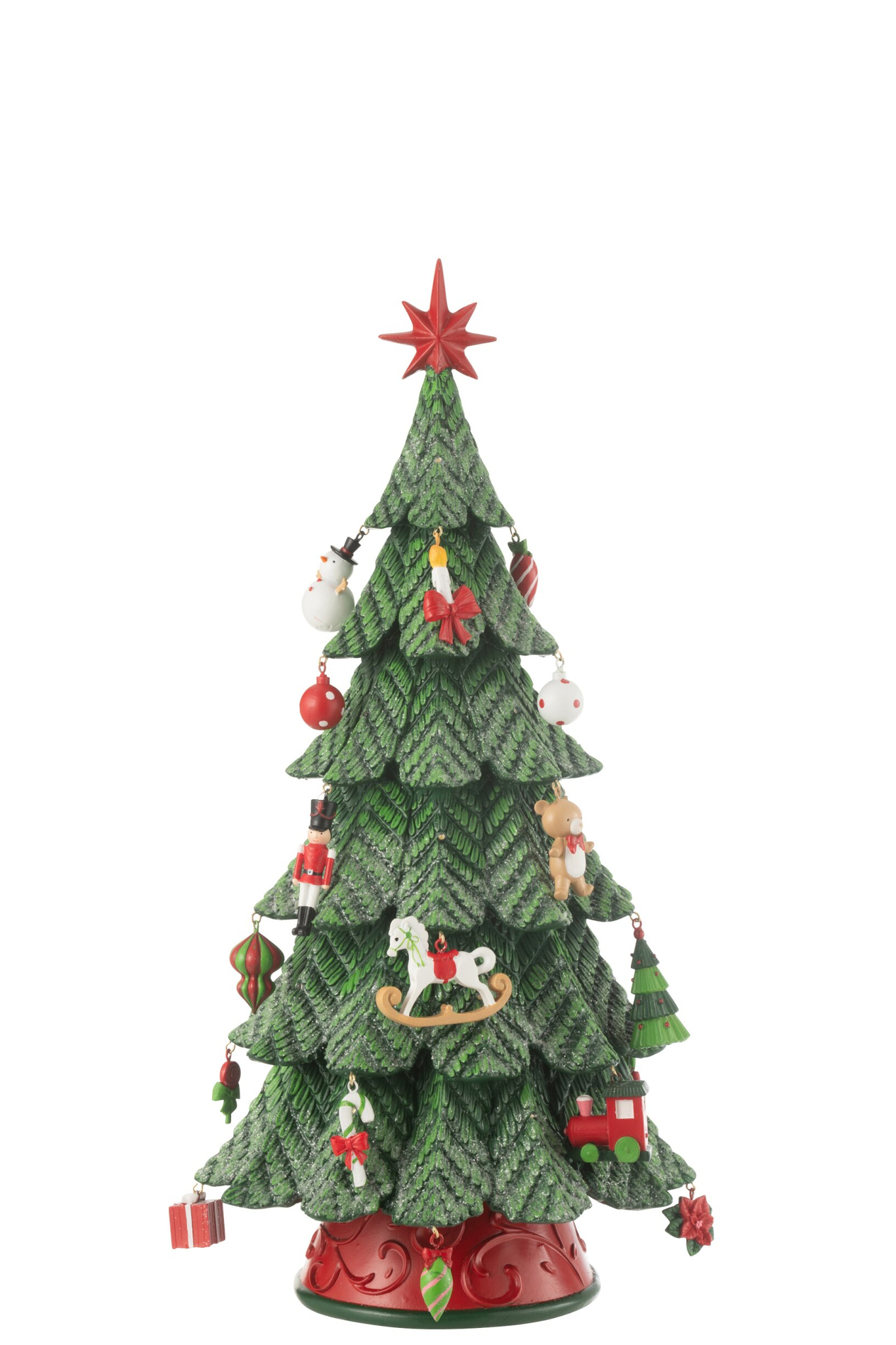Kerstboom Geelvaro Meerkleurig H51,5 cm