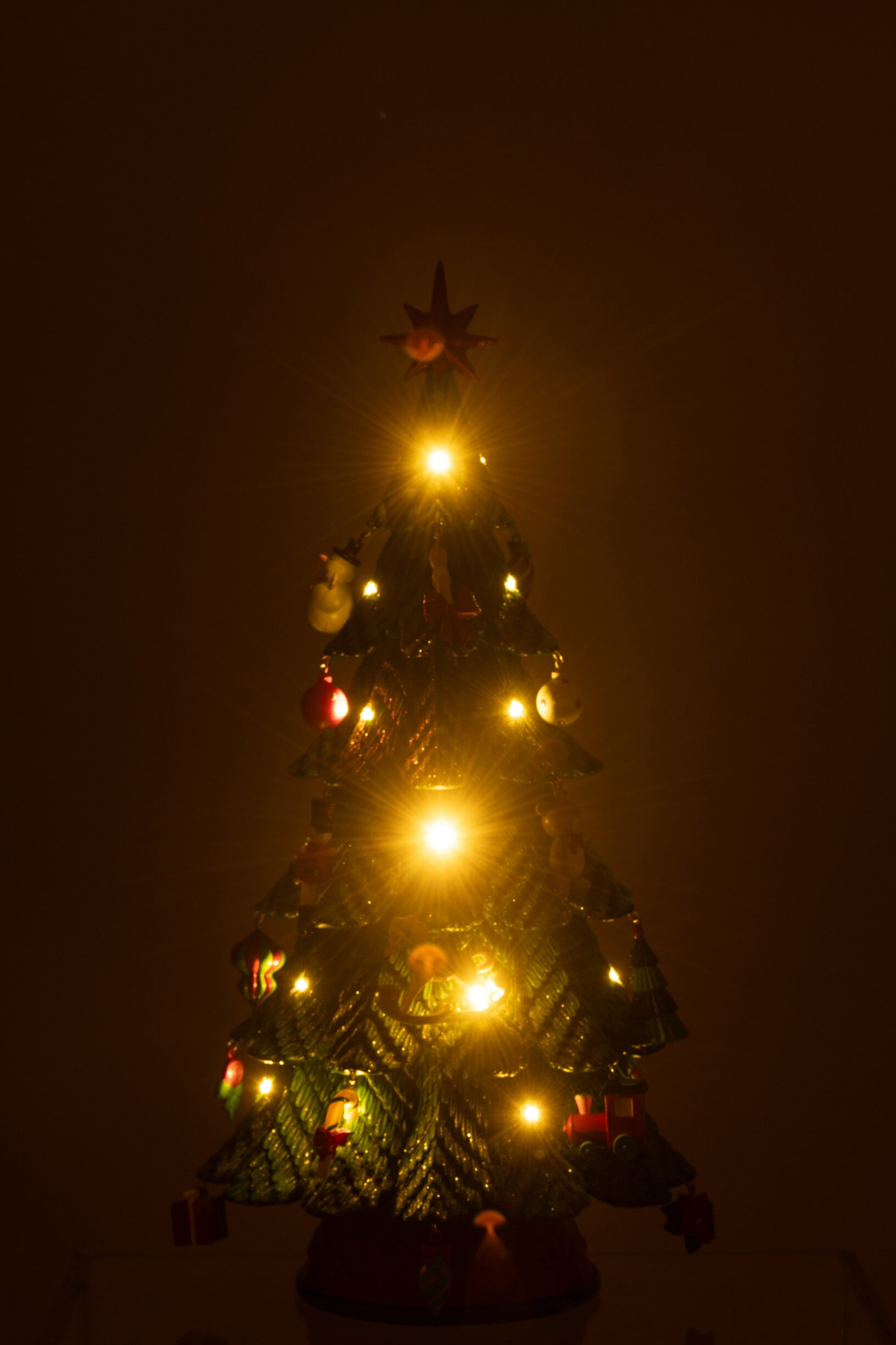 Kerstboom Geelvaro Meerkleurig H51,5 cm - Afbeelding 2