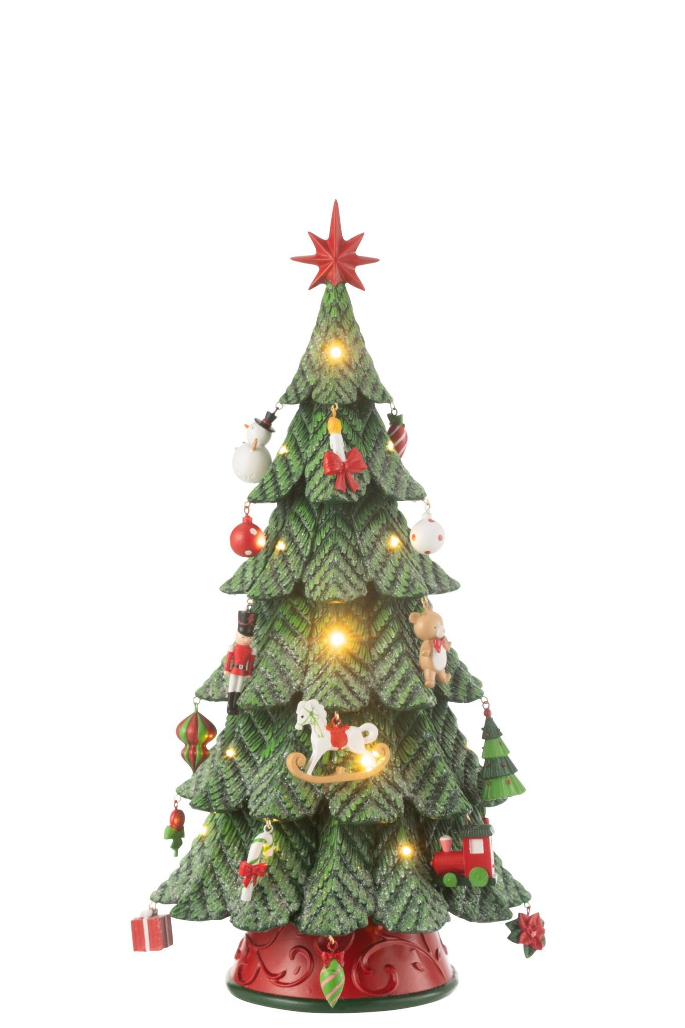 Kerstboom Geelvaro Meerkleurig H51,5 cm - Afbeelding 3