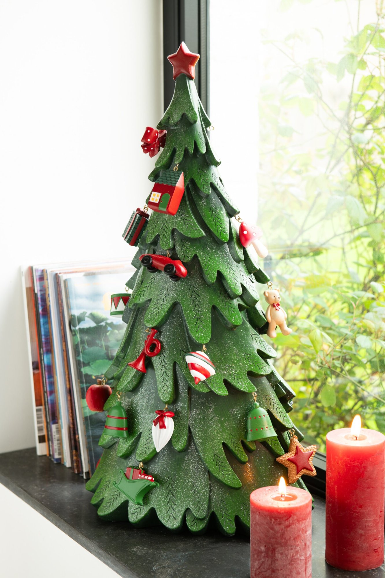 Kerstboom Gunis Meerkleurig H63 cm