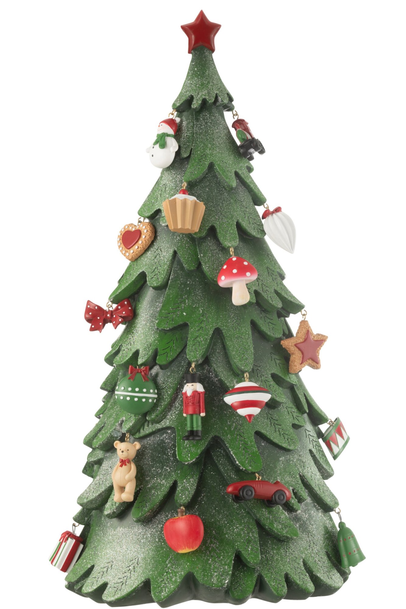 Kerstboom Gunis Meerkleurig H63 cm - Afbeelding 2