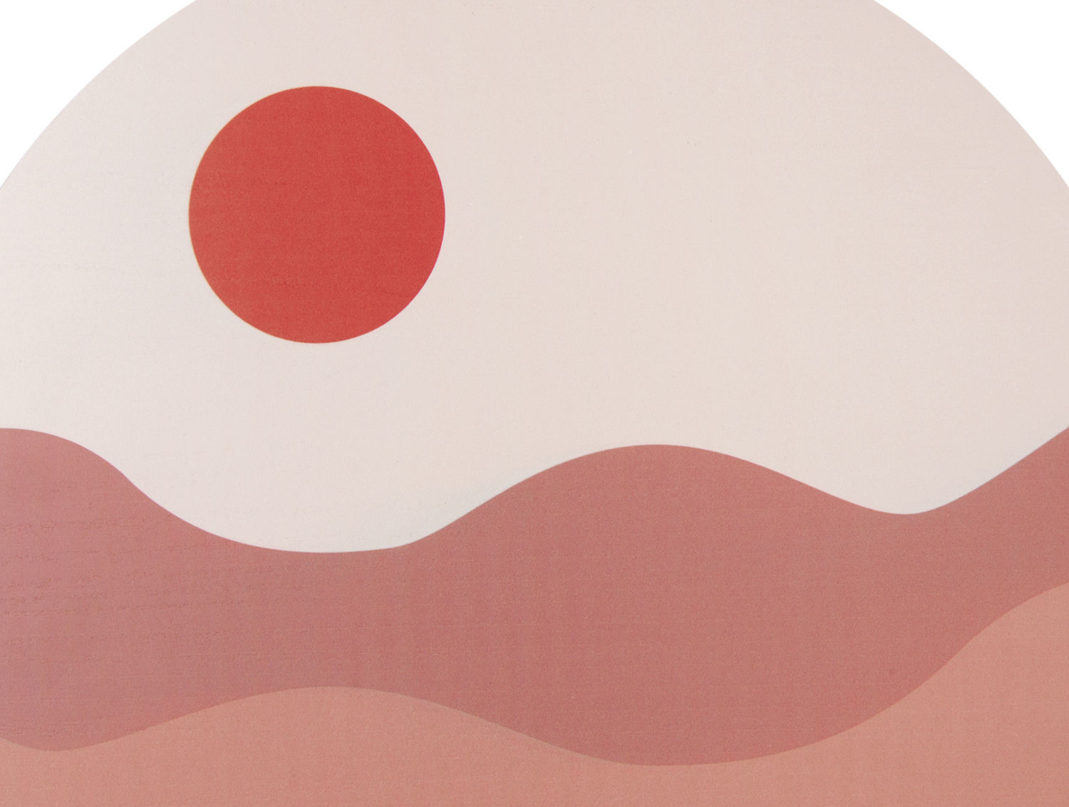 Wanddecoratie Leirden Bruin - Afbeelding 2