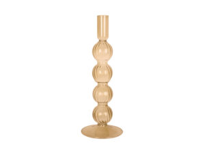 Kandelaar Heivand Glas Bruin Ø9 cm