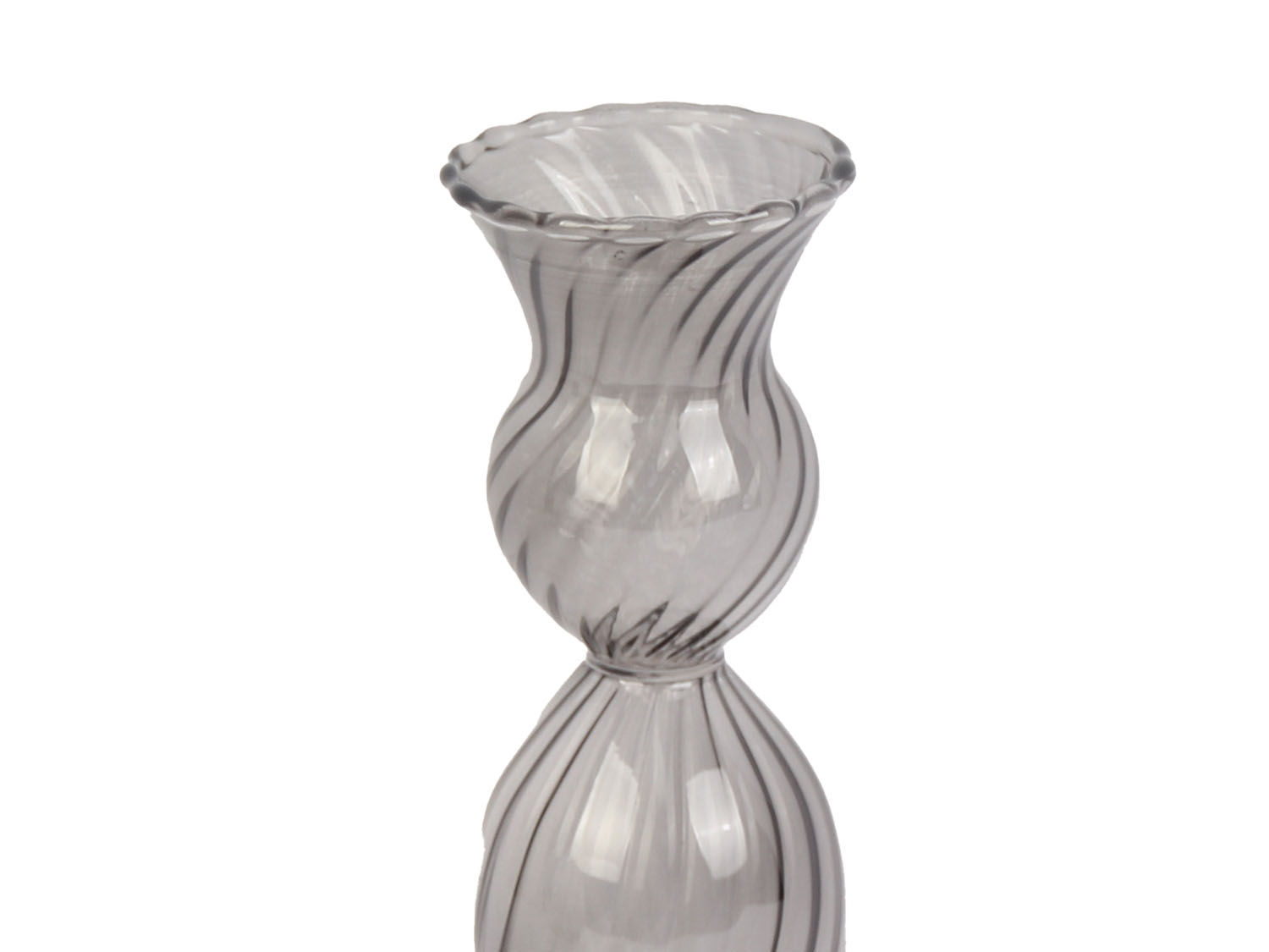 Kandelaar Tammoro Glas Zwart Ø9 cm - Afbeelding 3