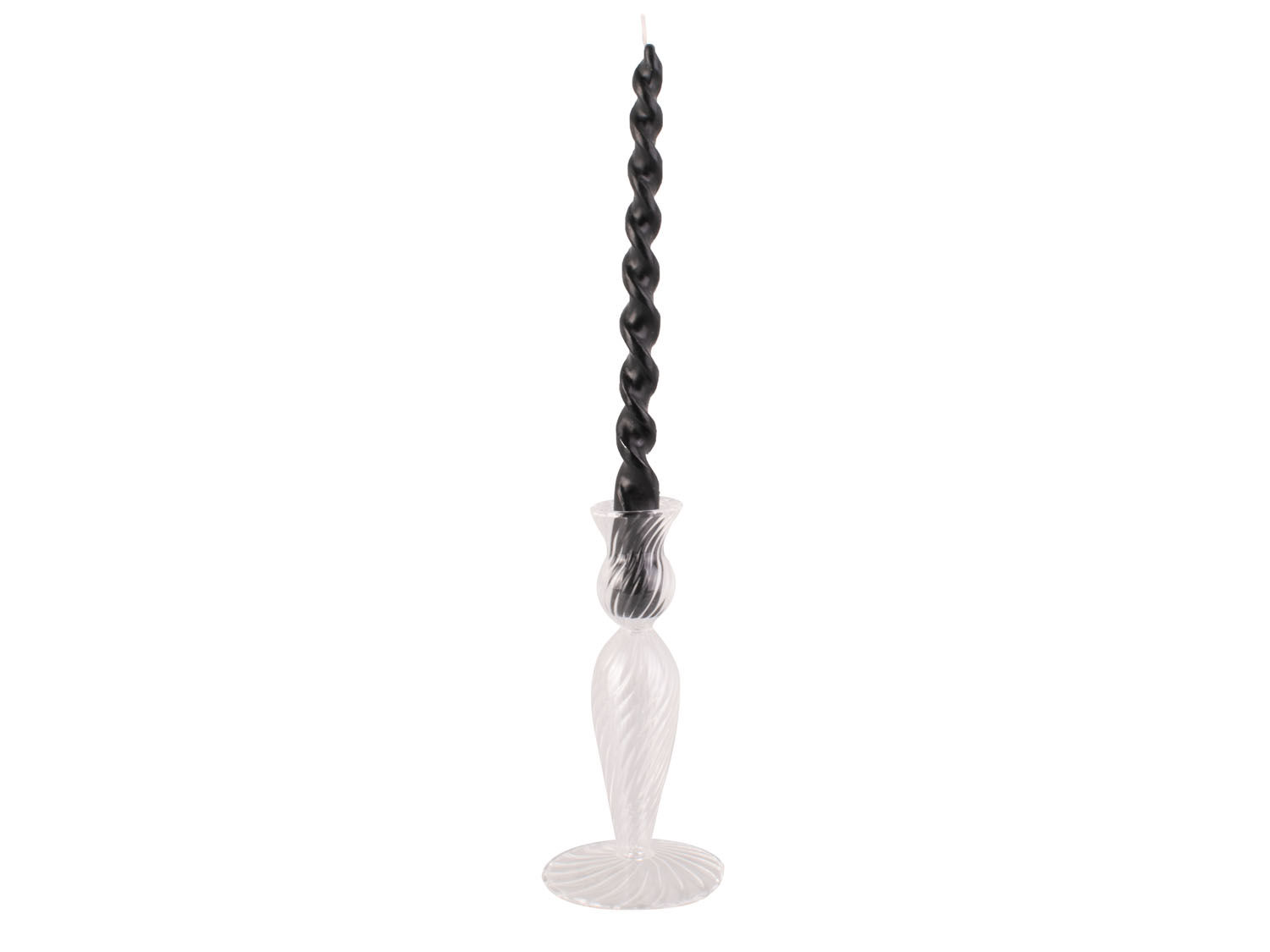Kandelaar Soorrak Glas Transparant Ø9 cm - Afbeelding 2