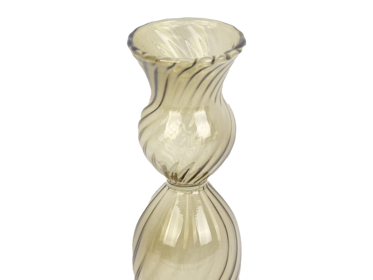 Kandelaar Bientine Glas Groen Ø9 cm - Afbeelding 3