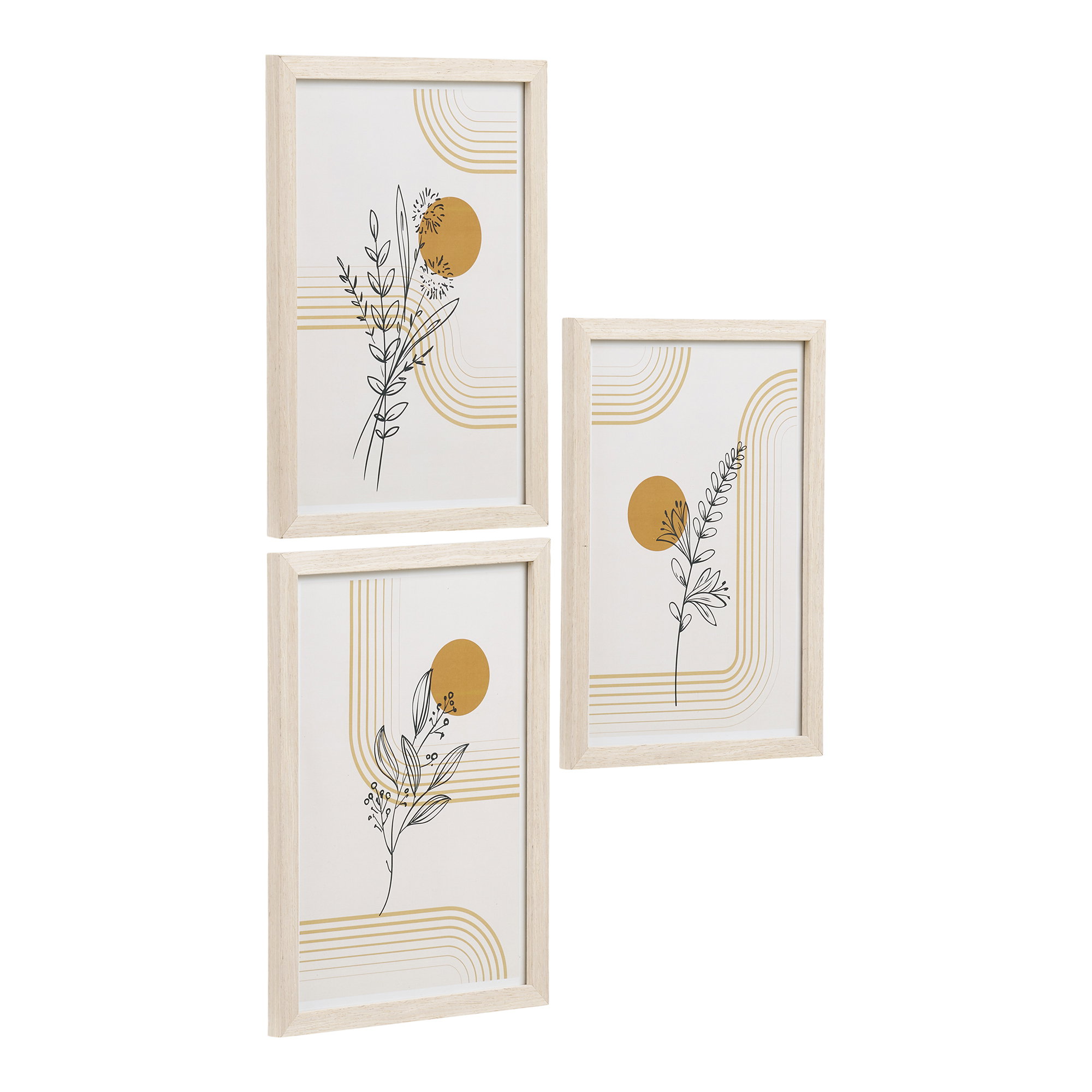 Fotolijst Poormena Glas Naturel - Set van 3 - Afbeelding 2