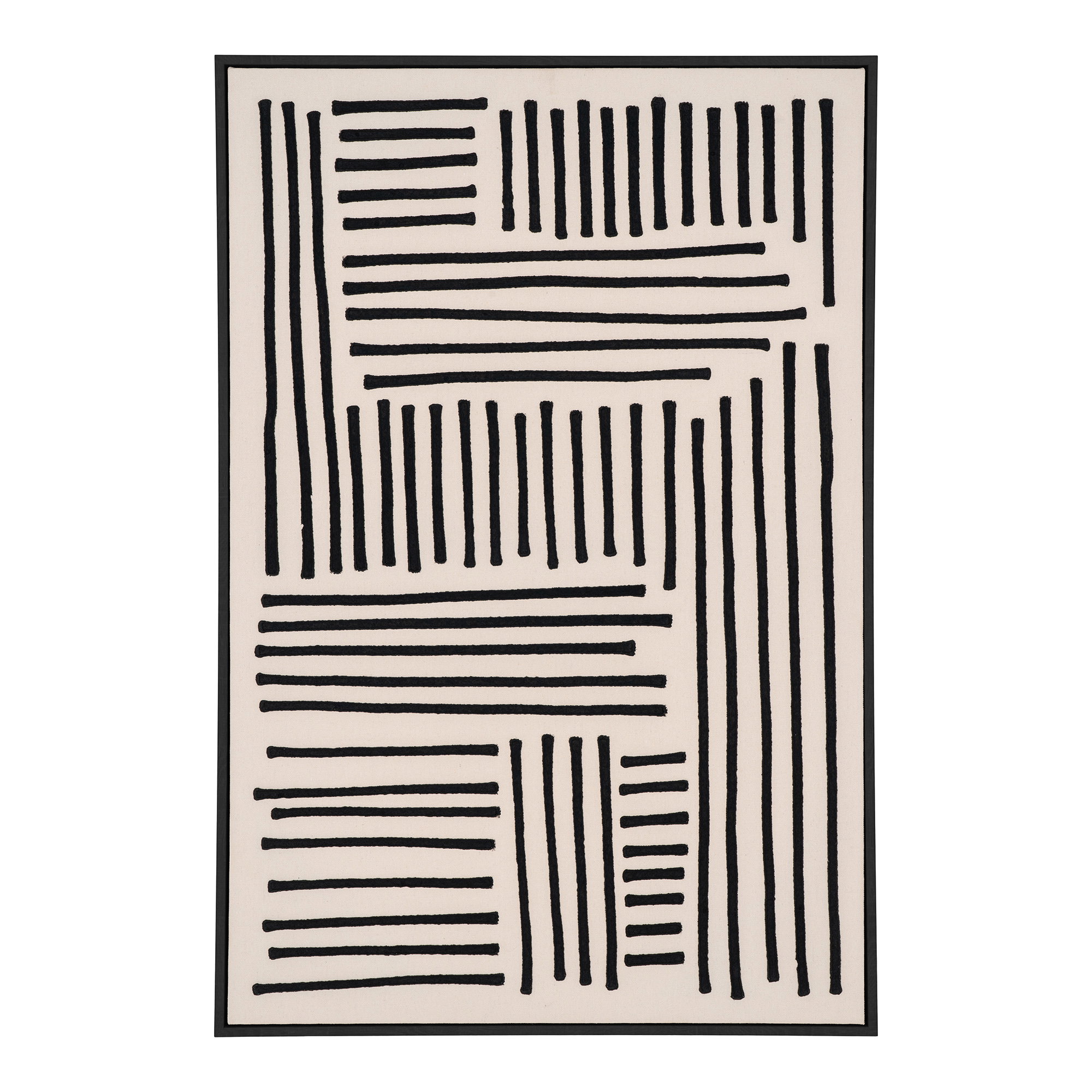 Schilderij Flendil Zwart