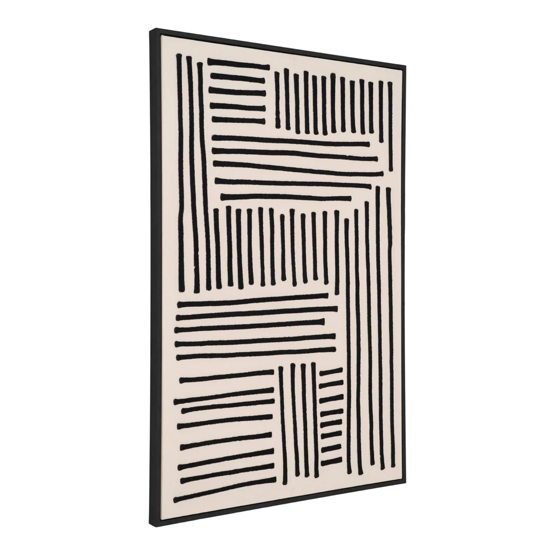 Schilderij Flendil Zwart - Afbeelding 2