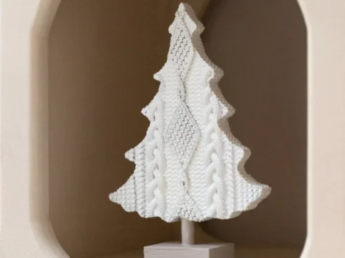 Kunstboom Joorry meerkleurig, decoratieve boom met fijne textuur en compacte voet, set van 2, H28,5 cm