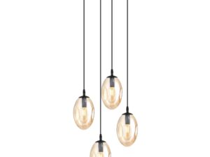 Hanglamp Truvona Zwart Ø12 cm