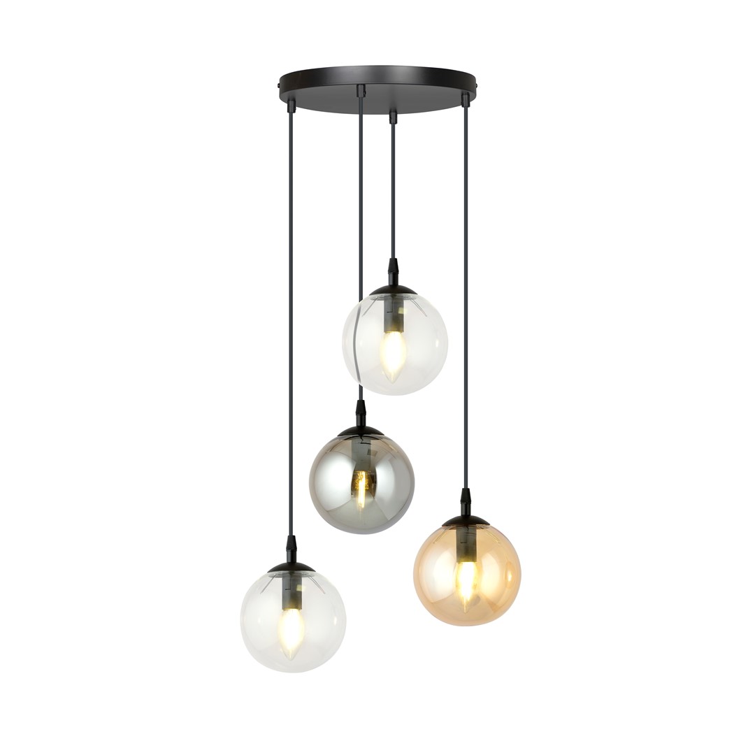 Hanglamp Pralvek Zwart Ø14 cm