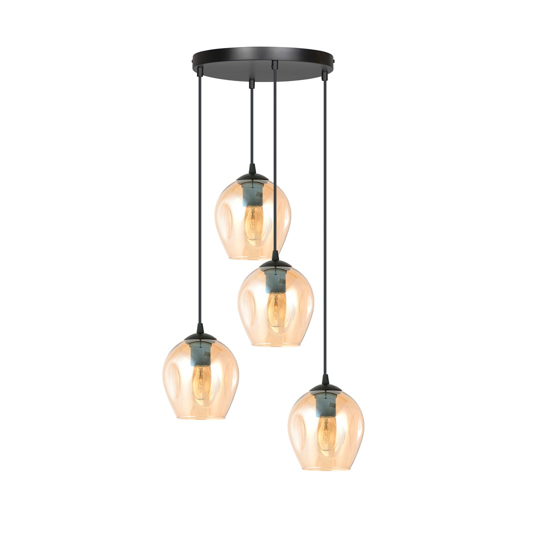 Hanglamp Gukira Zwart Ø14 cm - Afbeelding 2
