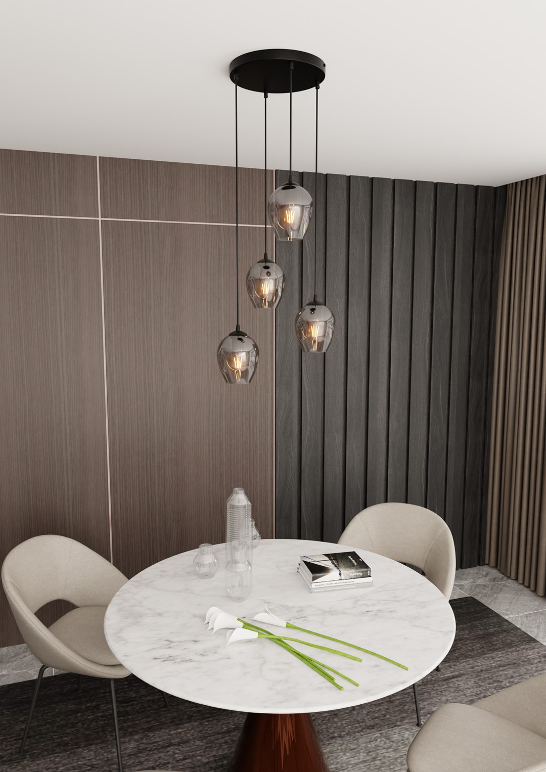 Hanglamp Kiendura Zwart Ø14 cm - Afbeelding 3