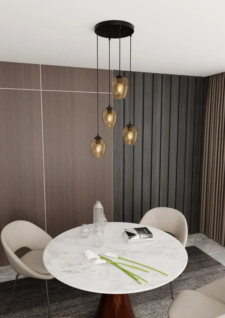 Hanglamp Gukira Zwart Ø14 cm - Afbeelding 3