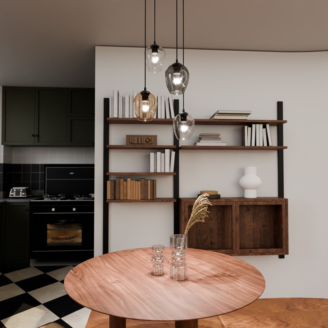 Hanglamp Troska Zwart Ø14 cm - Afbeelding 5