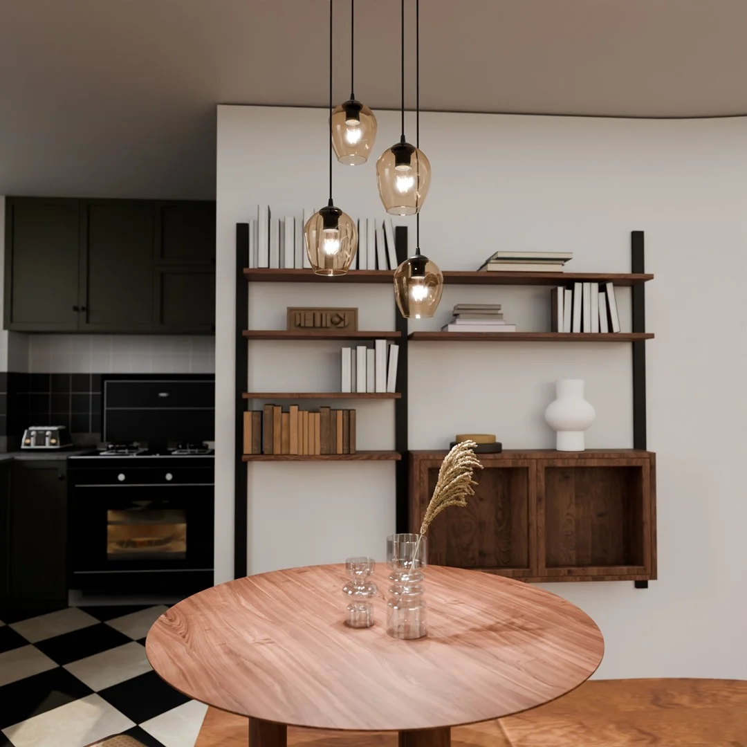 Hanglamp Gukira Zwart Ø14 cm - Afbeelding 5