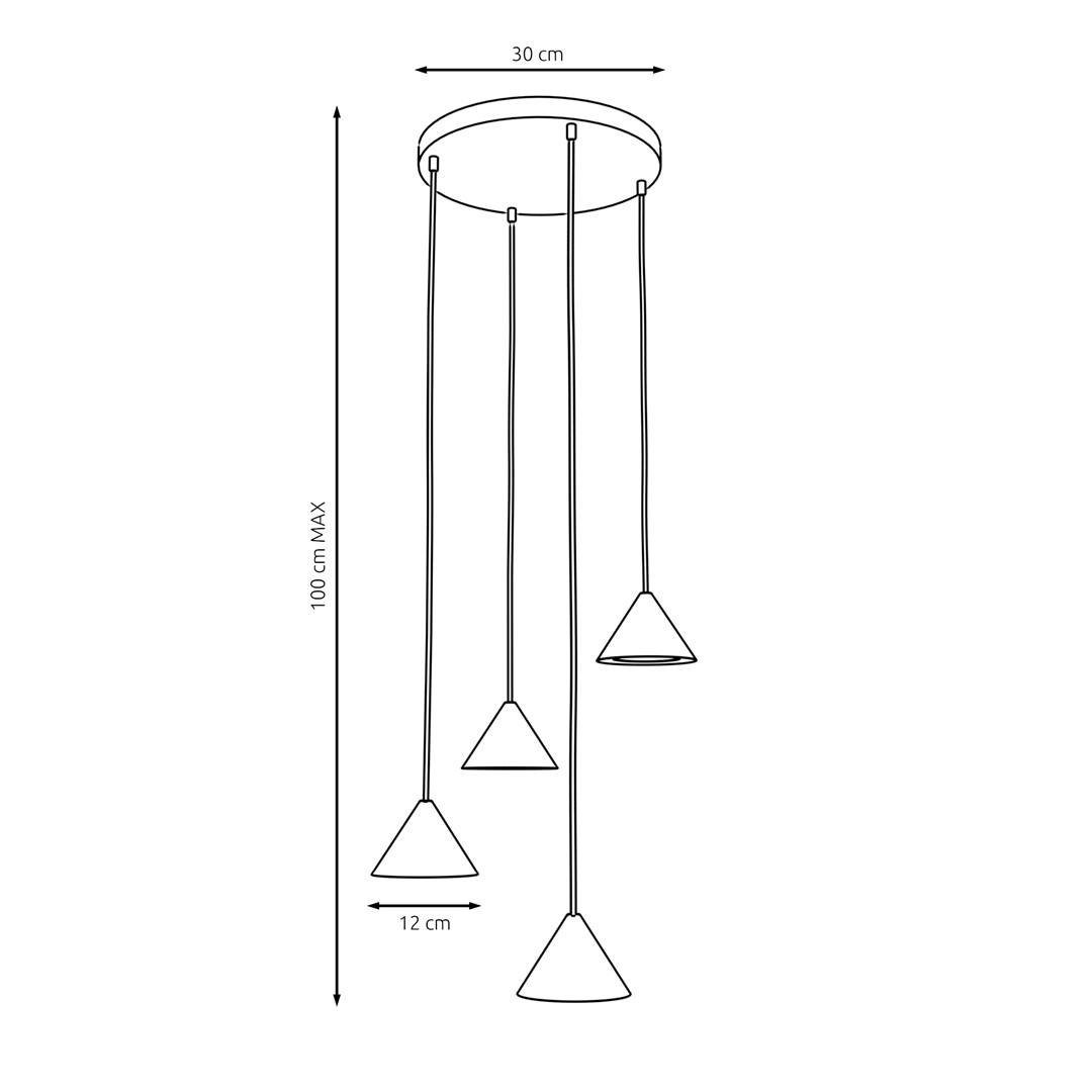 Hanglamp Euros Zwart - Afbeelding 5