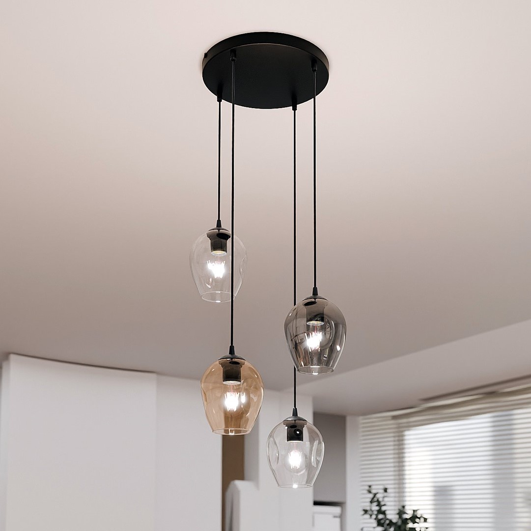 Hanglamp Troska Zwart Ø14 cm - Afbeelding 6