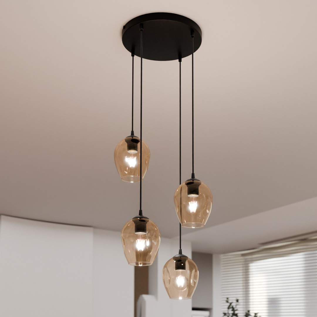 Hanglamp Gukira Zwart Ø14 cm - Afbeelding 6