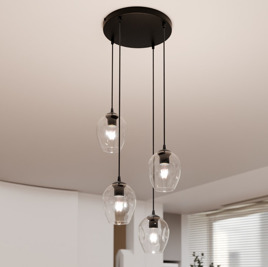 Hanglamp Deneb Zwart Ø14 cm - Afbeelding 7