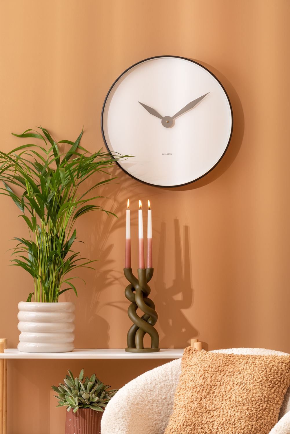 Wandklok Boondine Zwart - Afbeelding 5