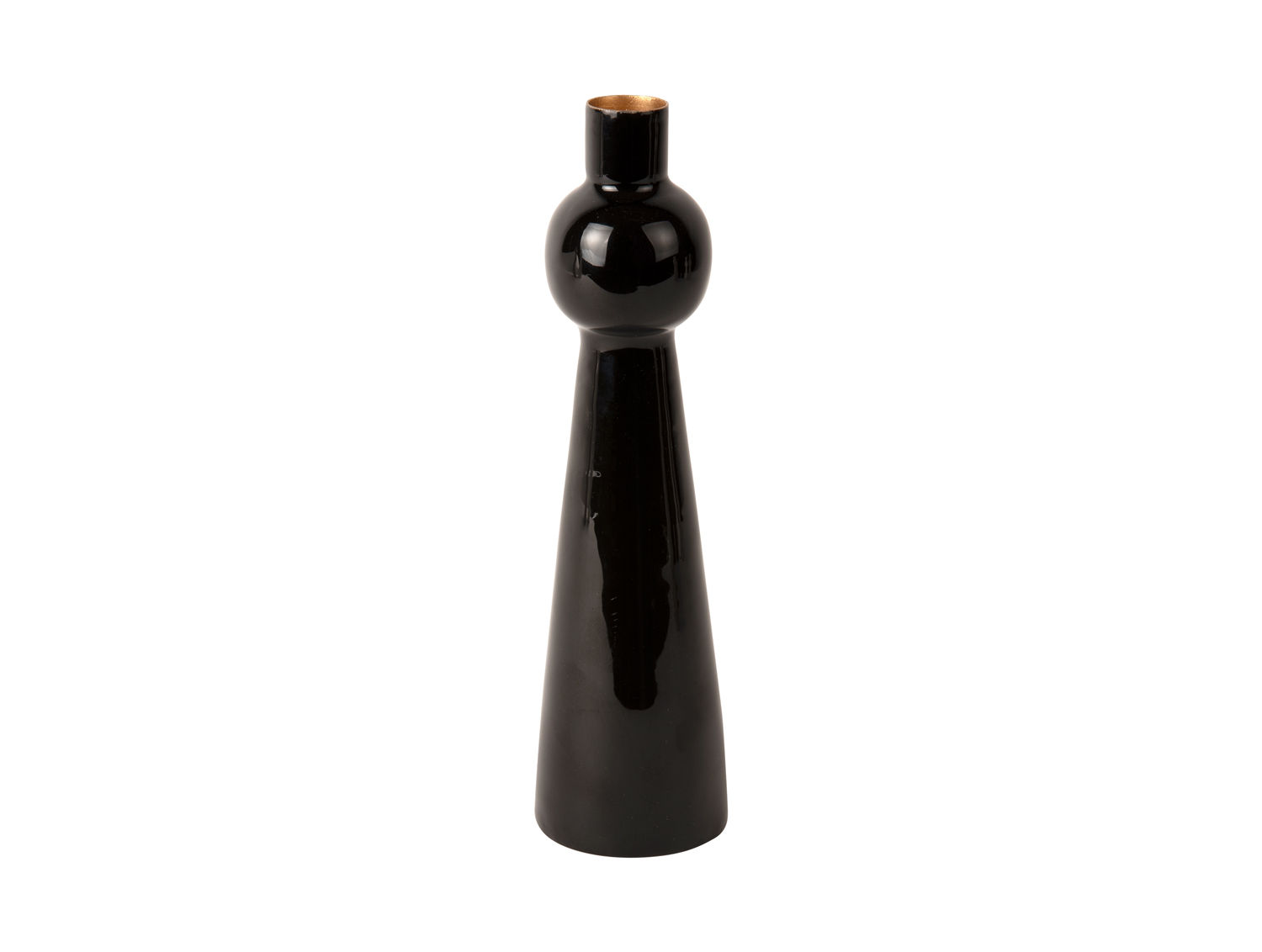 Kandelaar Raanero Metaal Zwart H22 cm