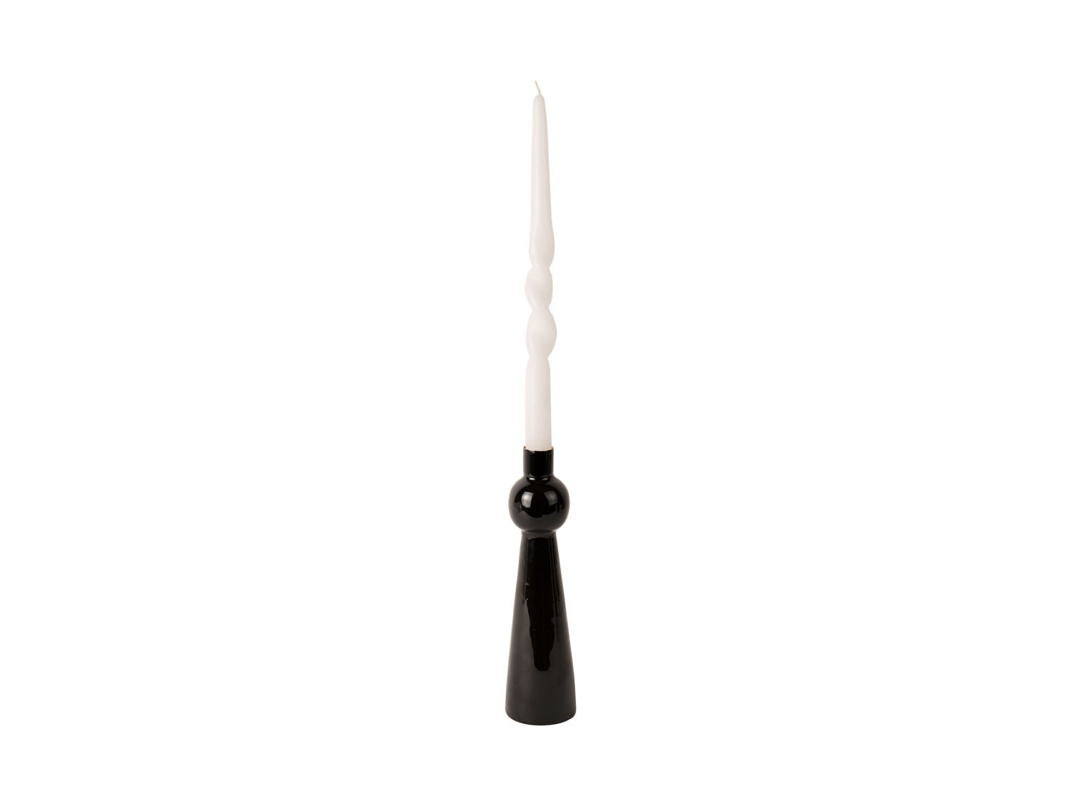Kandelaar Raanero Metaal Zwart H22 cm - Afbeelding 2