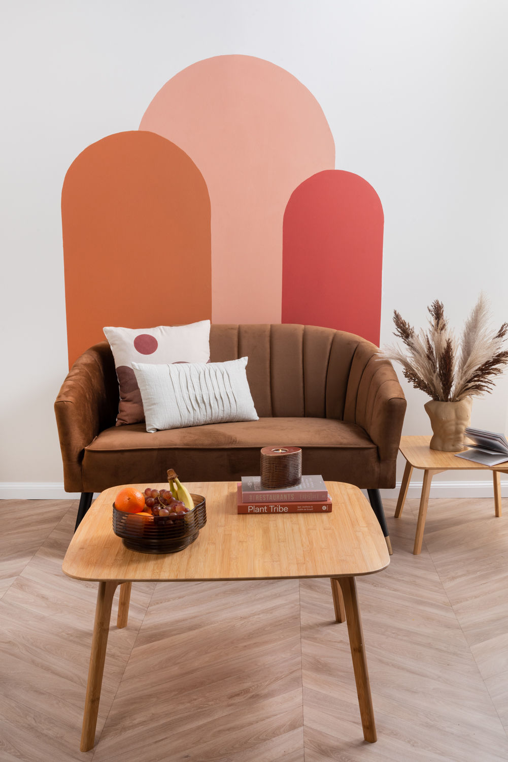 Salontafel Greidol Bamboe 80 cm - Afbeelding 5