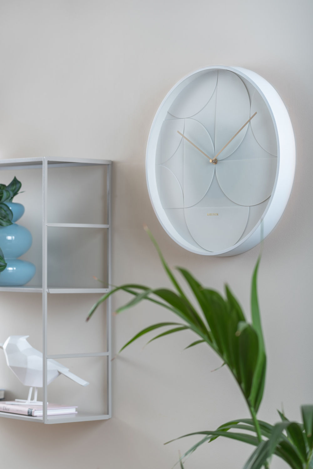 Wandklok Faandon Wit - Afbeelding 4