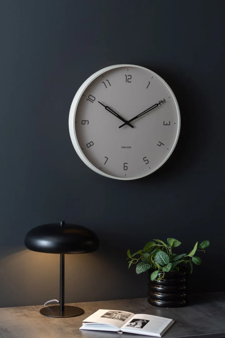 Wandklok Slindund Warm Grijs - Afbeelding 4