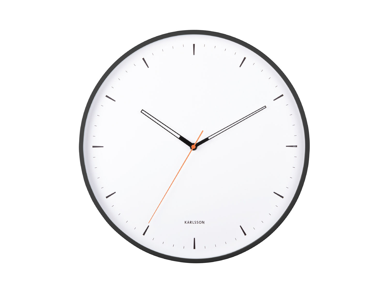 Wandklok Flessis Zwart - Afbeelding 2