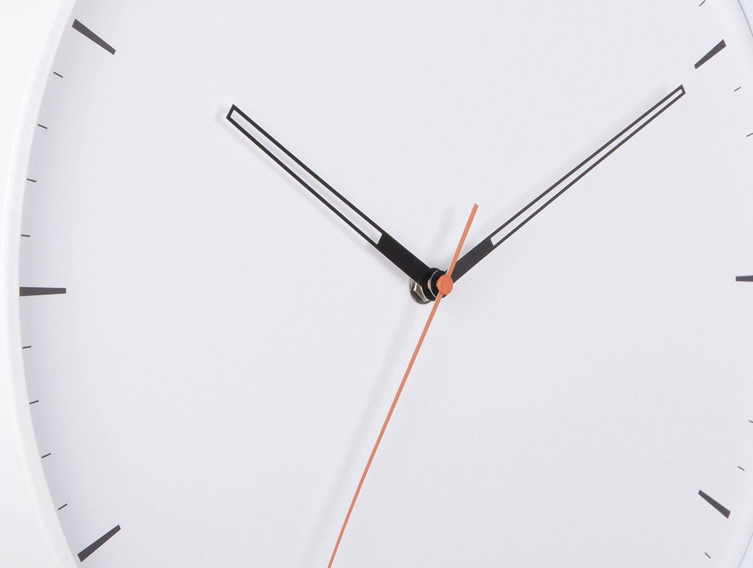 Wandklok Naarmund Wit - Afbeelding 3