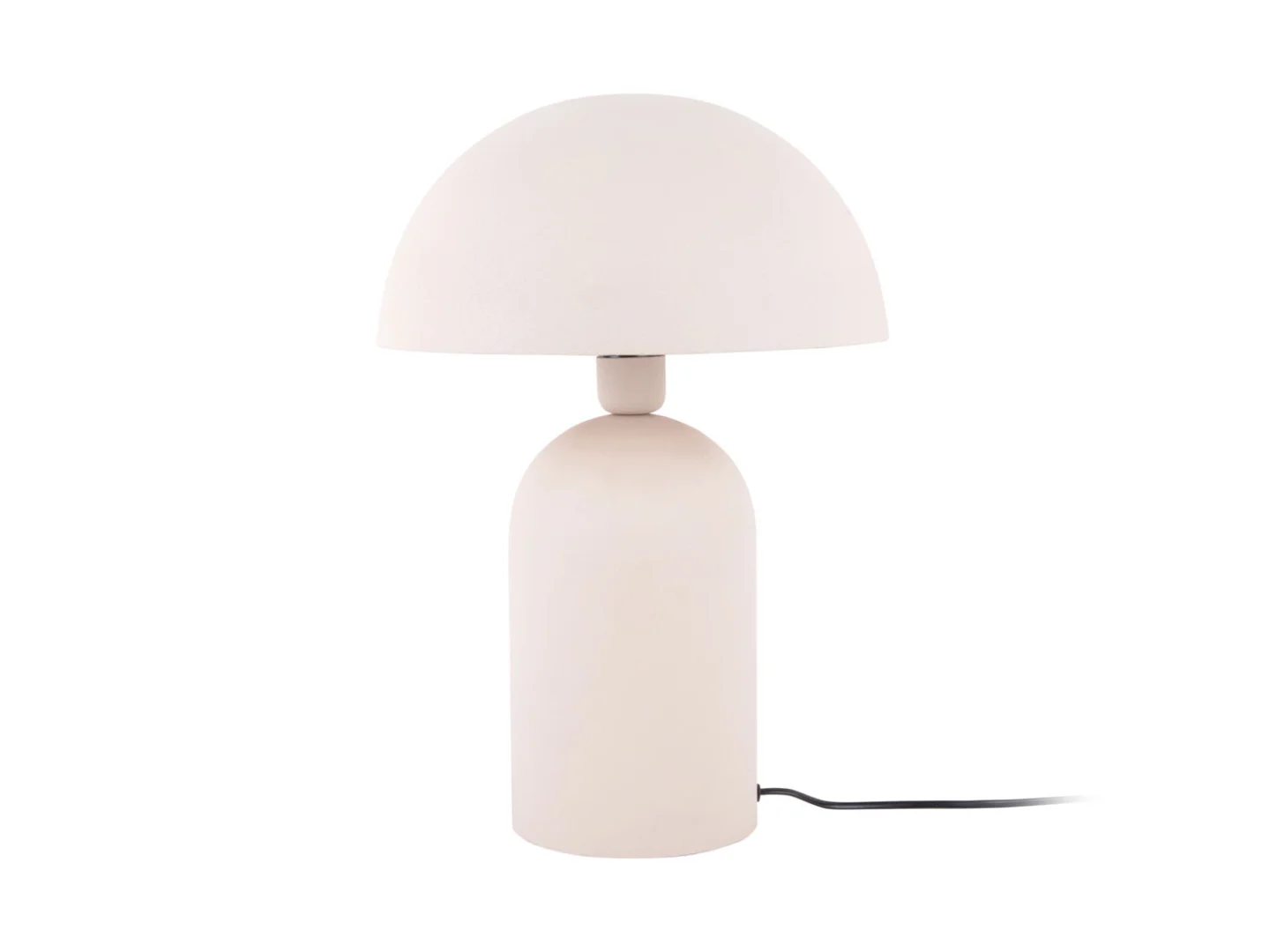 Tafellamp Reensi warm grijs H43 cm met mushroom vorm en textured finish