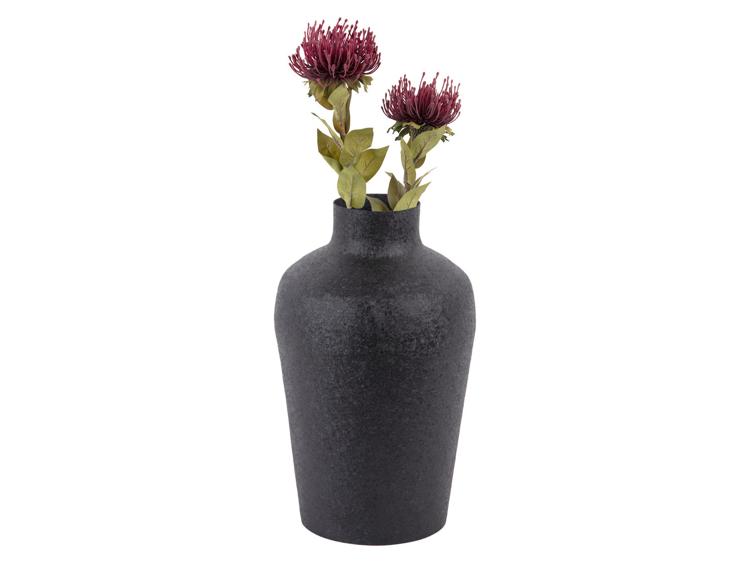 Vaas Keirane Metaal Zwart H27 cm - Afbeelding 2