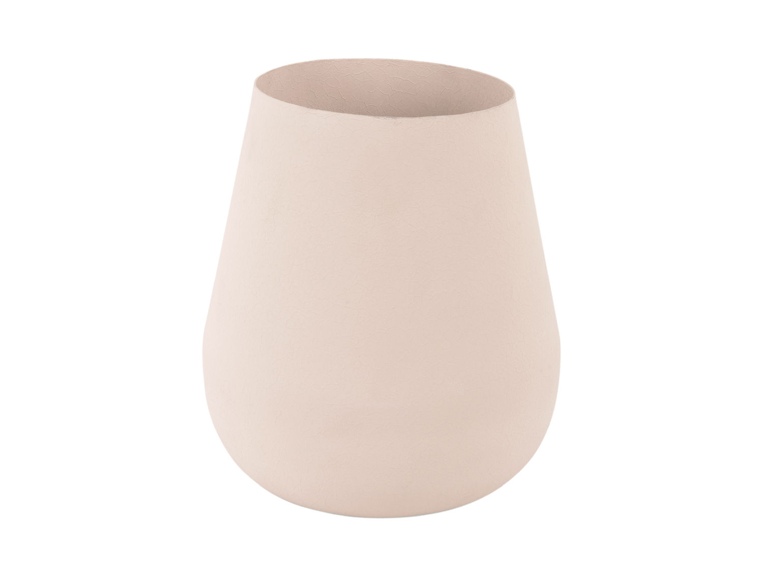 Vaas Grornes metaal warm grijs H25 cm, getextureerde afwerking en stoere, stijlvolle look