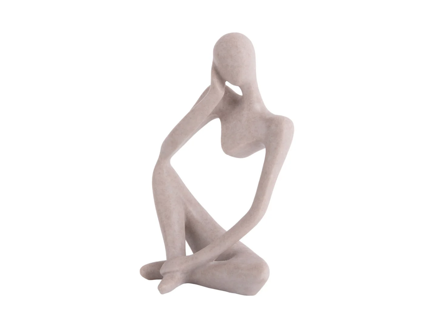 Beeld Altair Polyresin Lichtgrijs H24 cm - Afbeelding 2