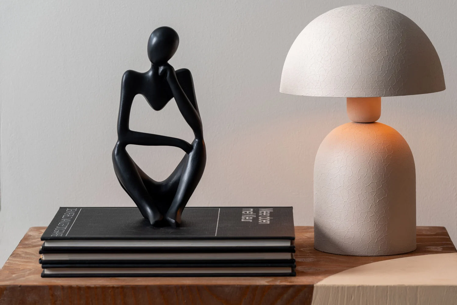 Beeld Flaammu Polyresin Zwart H24 cm - Afbeelding 5