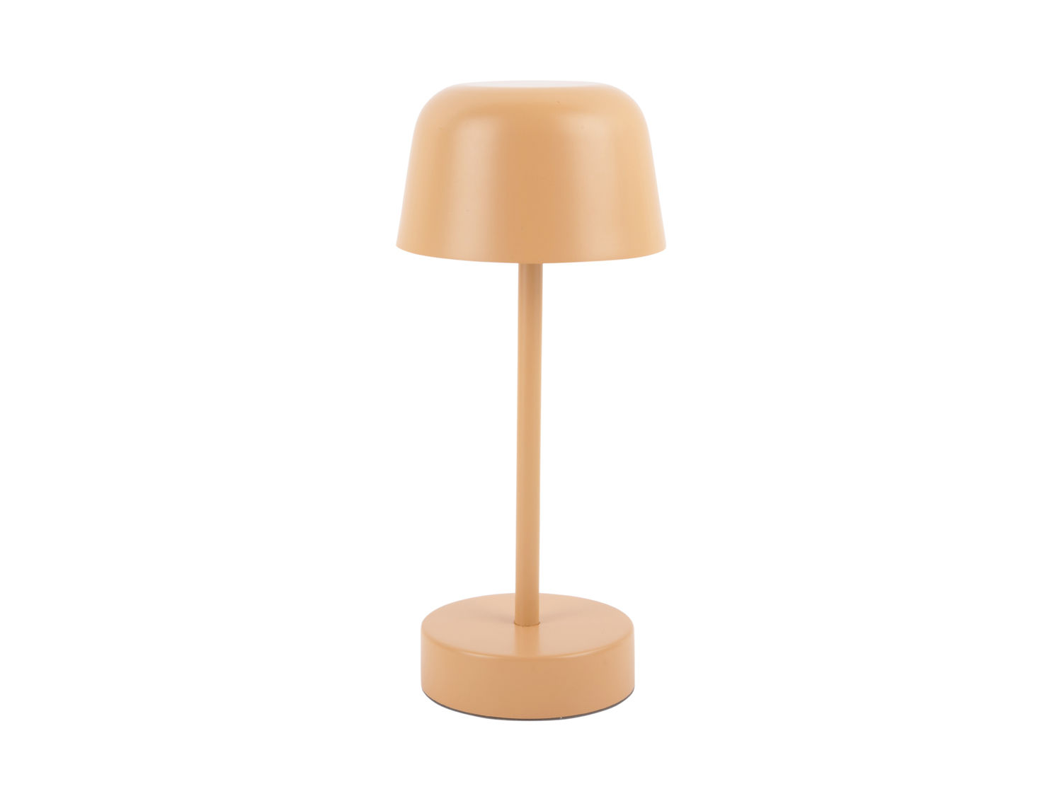 Tafellamp Teemira geel H28 cm, draadloos design en compact voor bijzettafel of dressoir