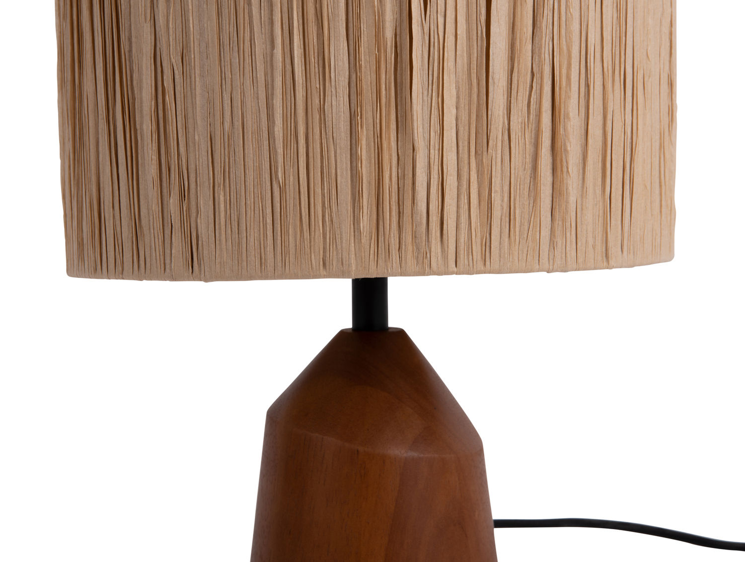 Tafellamp Geermang Naturel Ø25 cm - Afbeelding 2