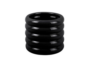 Bloempot Flisko Keramiek Zwart Ø15 cm