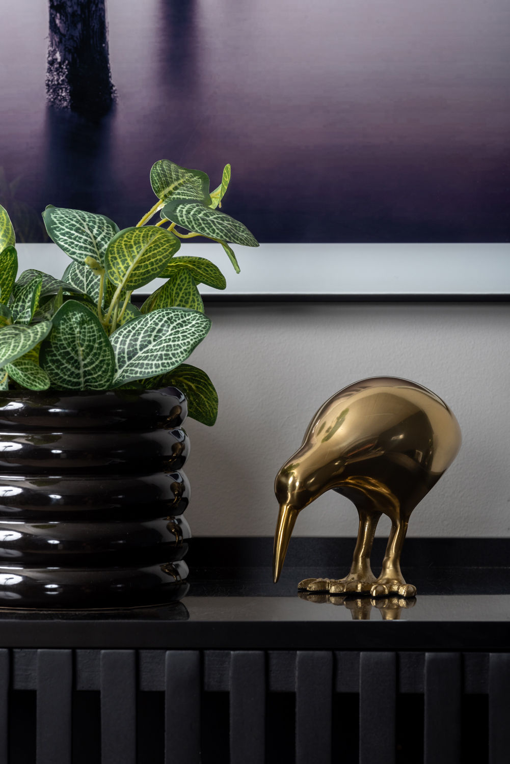 Beeld Caundy Metaal Goud H16 cm - Afbeelding 3