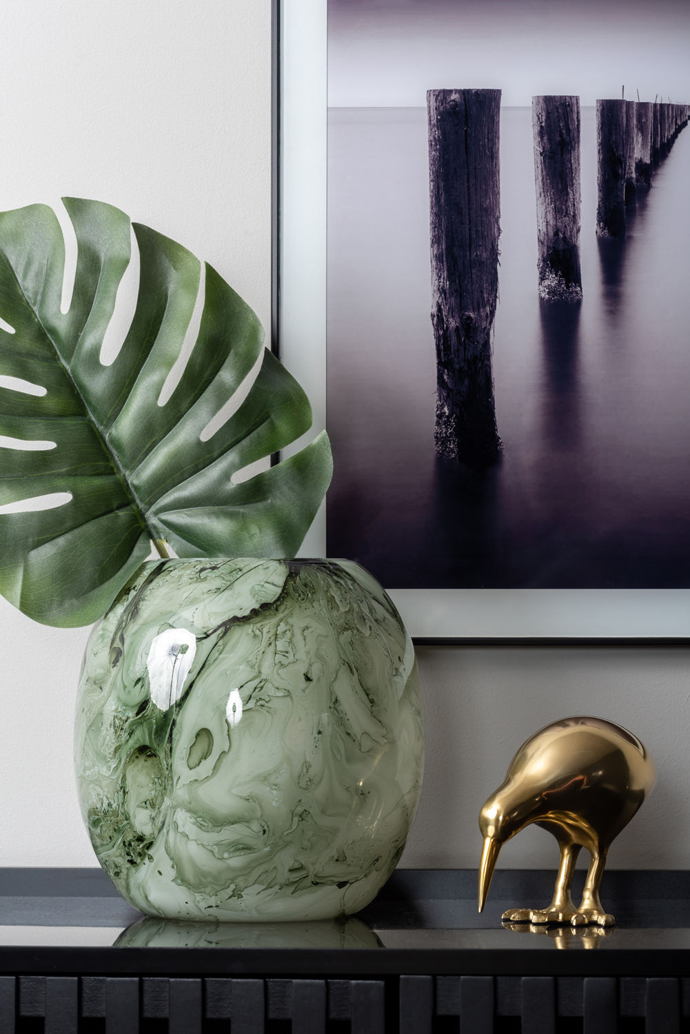 Beeld Caundy Metaal Goud H16 cm - Afbeelding 4