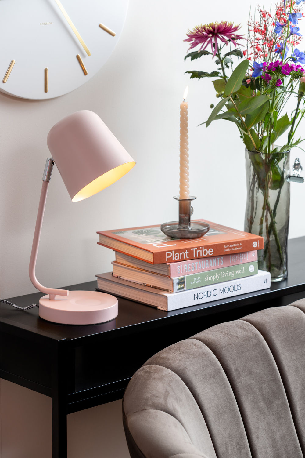Tafellamp Jeintos Zacht Roze Ø15 cm - Afbeelding 5