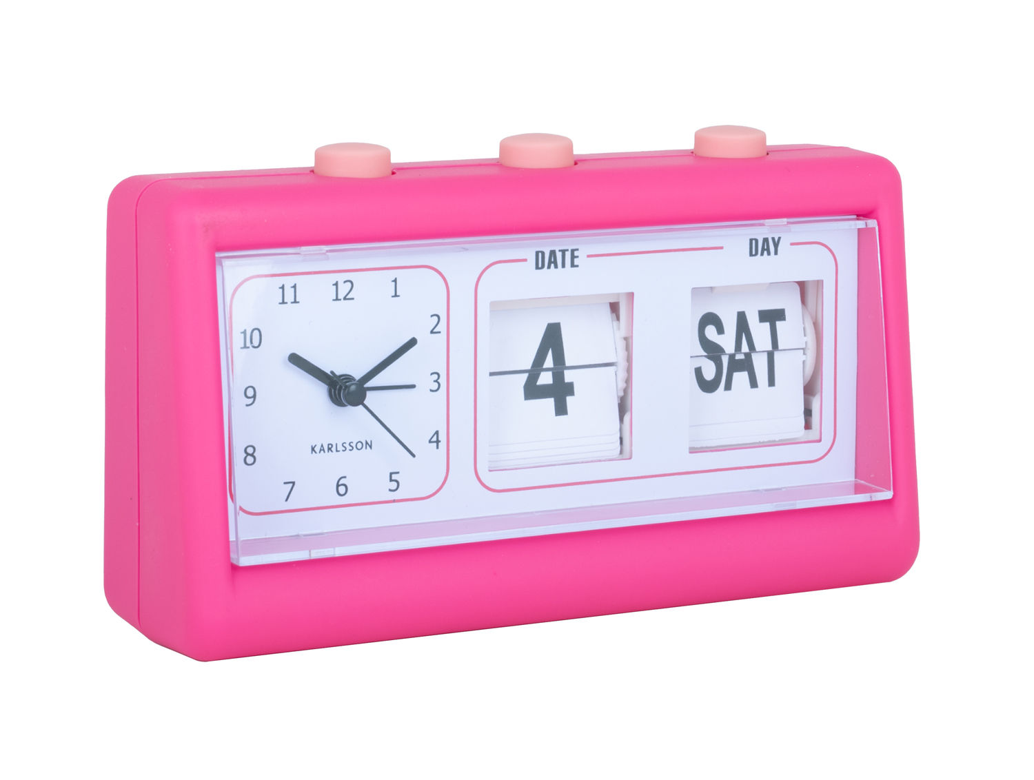 Wekker Branon Helder Roze - Afbeelding 2